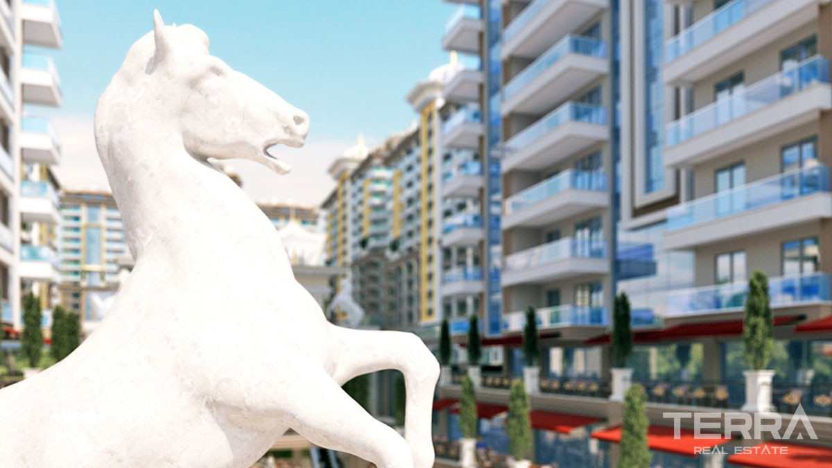 Apartments for Sale in Yekta Kingdom Trade Center, Mahmutlar, Alanya - 50737