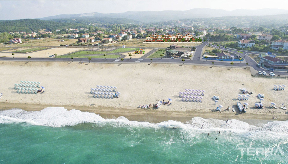 Panoramic Sea View Villas in Istanbul Çatalca 100 m from the Beach