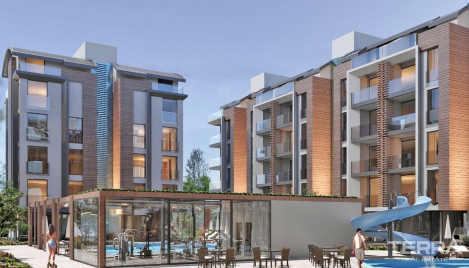 New Antalya Apartments in Premium Park Residence, Konyaaltı