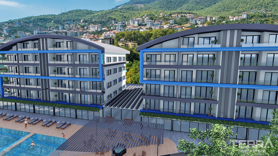 Affordable Apartments in New Luxury Residence in Alanya Oba