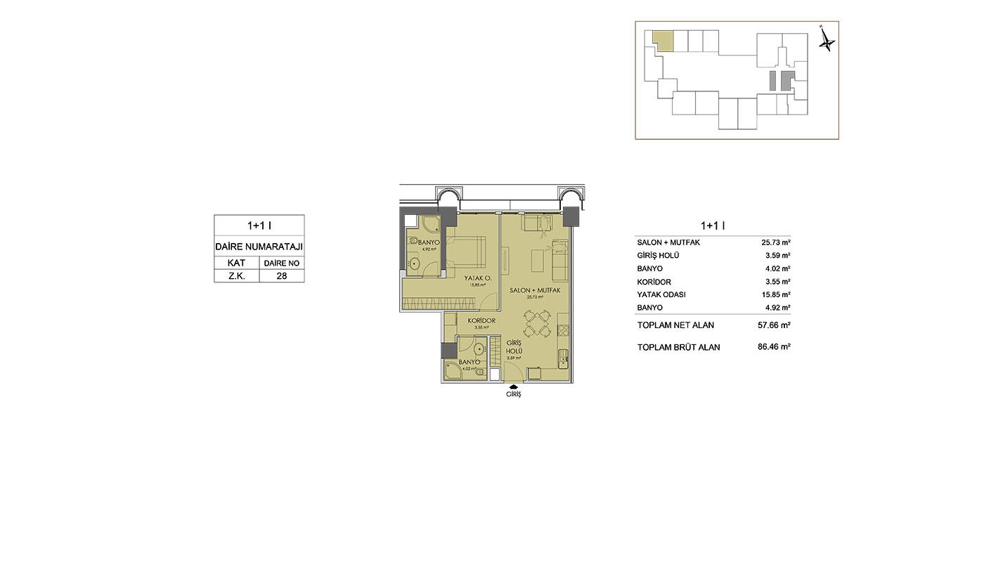 Hotel-Concept Apartments in Istanbul in Residence Inn Deluxia - 32021