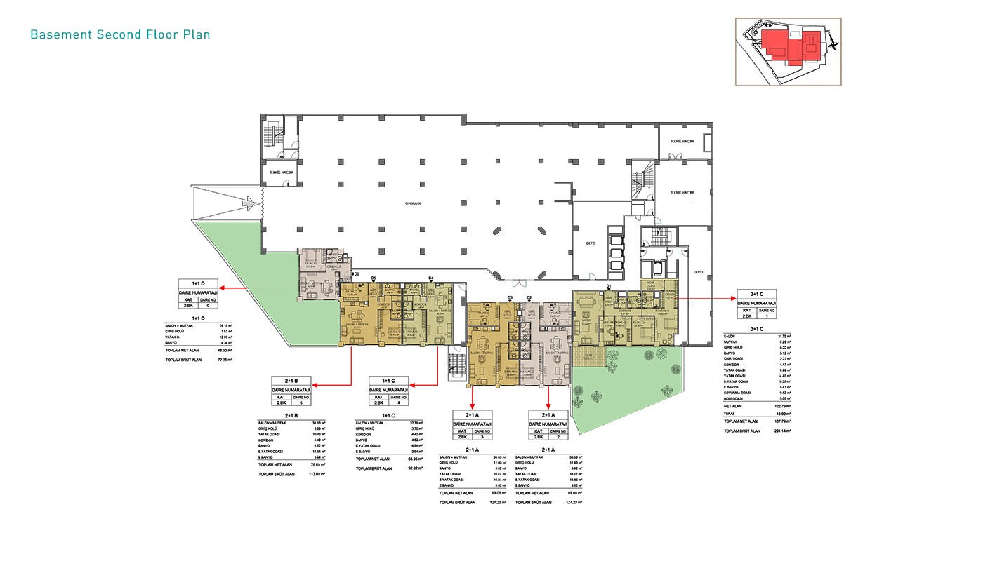 Hotel-Concept Apartments in Istanbul in Residence Inn Deluxia - 32025