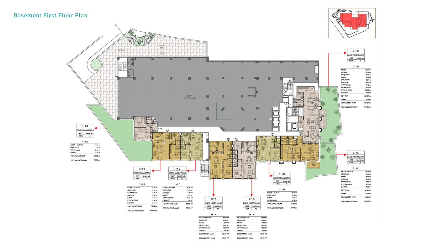 Hotel-Concept Apartments in Istanbul in Residence Inn Deluxia - 32026