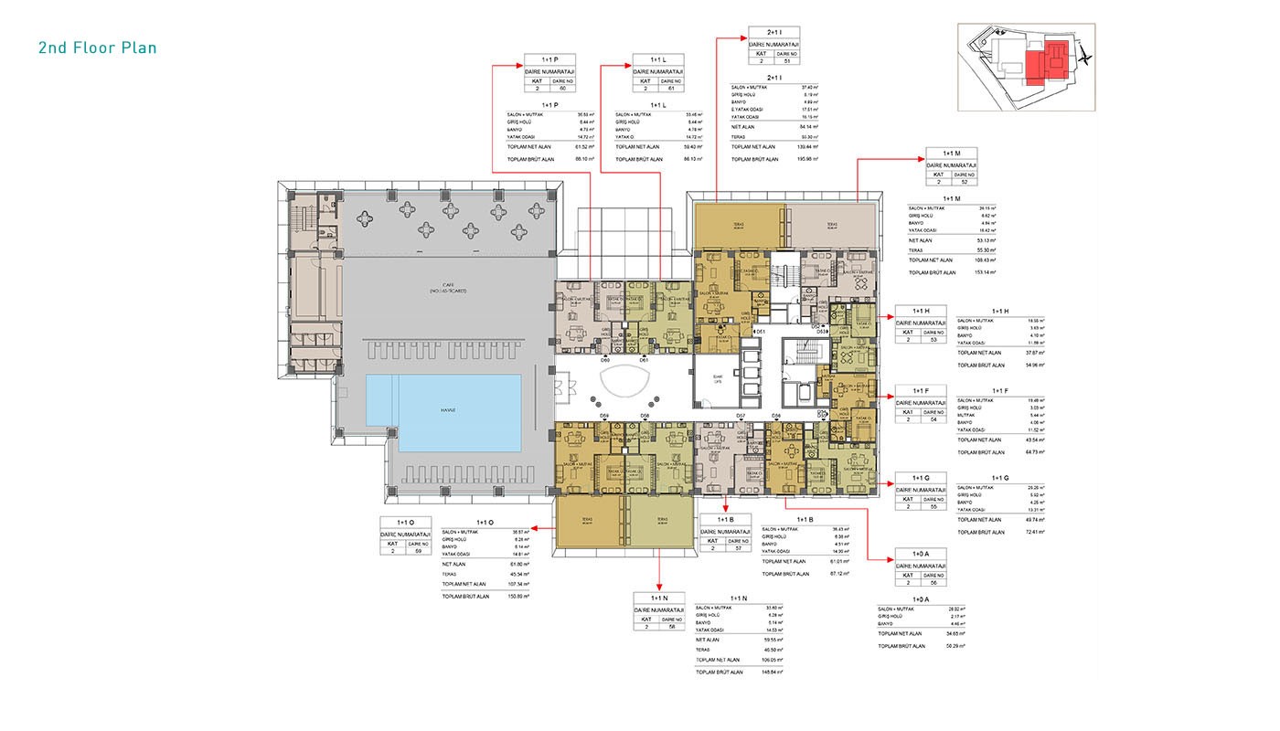 Hotel-Concept Apartments in Istanbul in Residence Inn Deluxia - 32028