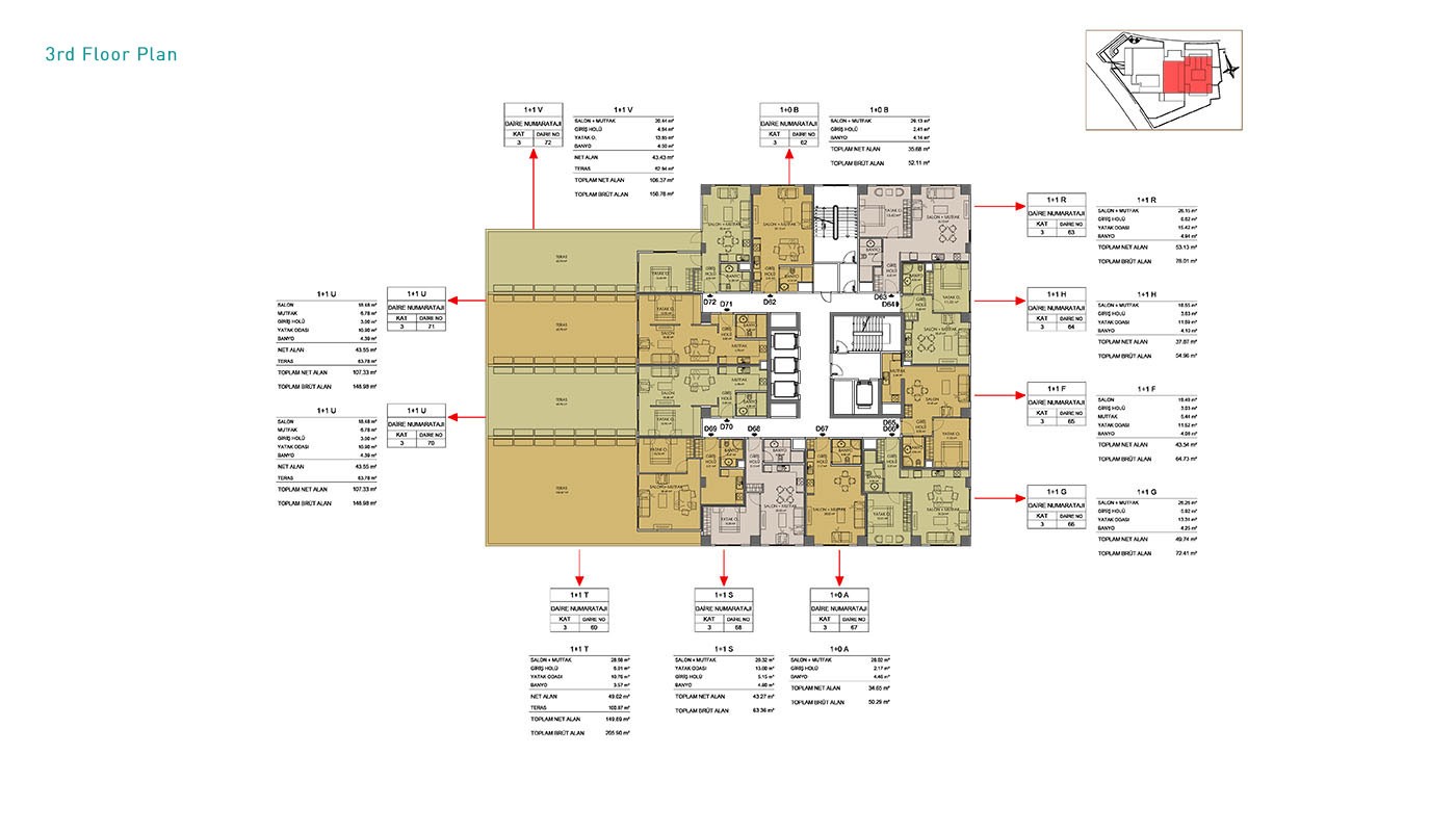 Hotel-Concept Apartments in Istanbul in Residence Inn Deluxia - 32030
