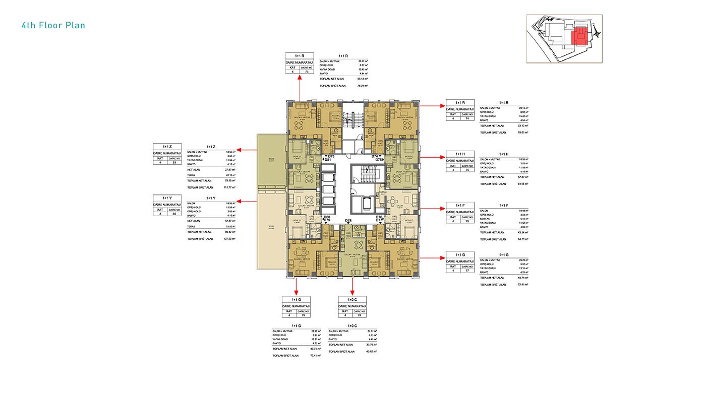 Hotel-Concept Apartments in Istanbul in Residence Inn Deluxia - 32031