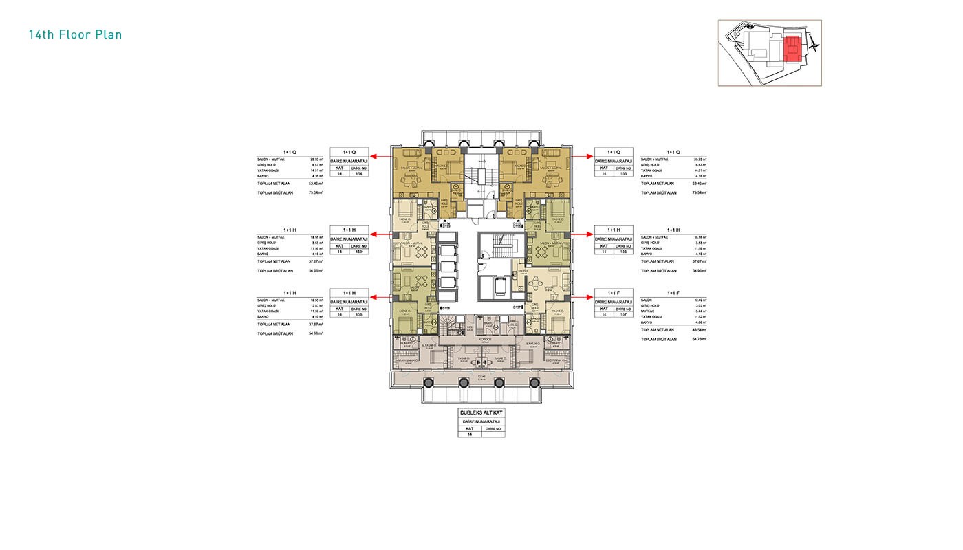 Hotel-Concept Apartments in Istanbul in Residence Inn Deluxia - 32033