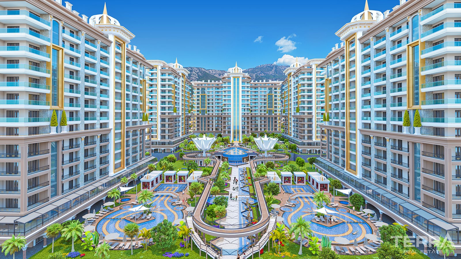 Exclusive Apartments for Sale in Alanya With Rich Social Facilities - 32435