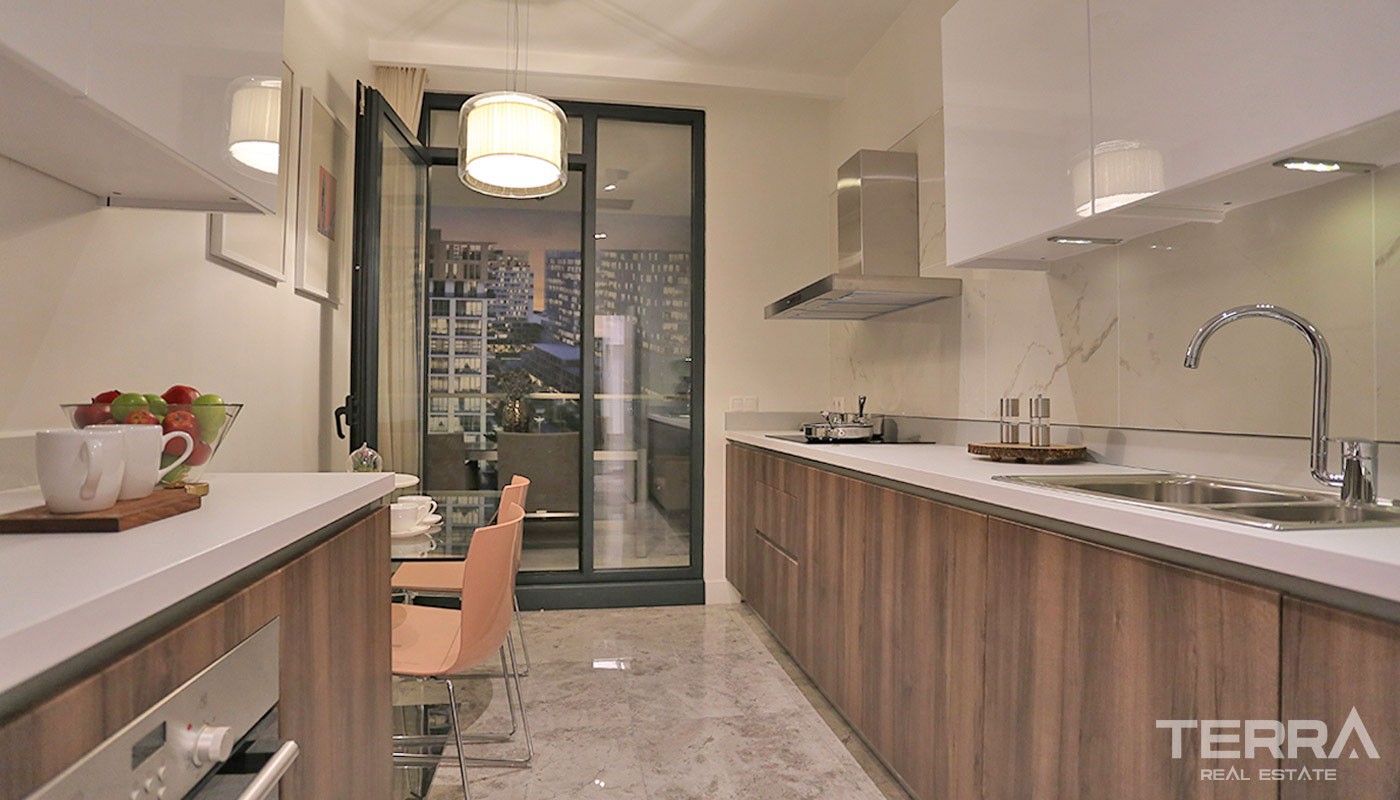Well-designed Apartments Located in a Modern Complex in Bahçeşehir - 32483