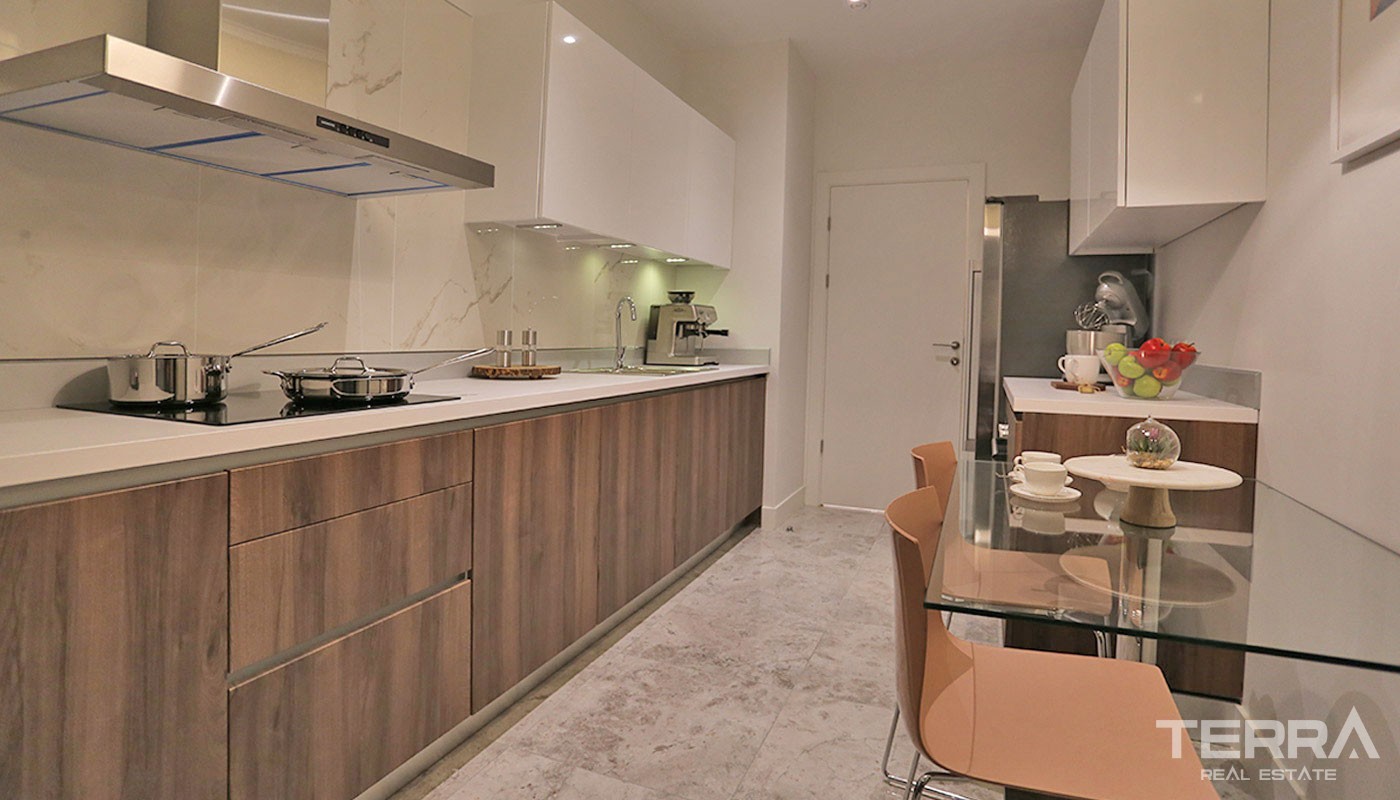 Well-designed Apartments Located in a Modern Complex in Bahçeşehir - 32484