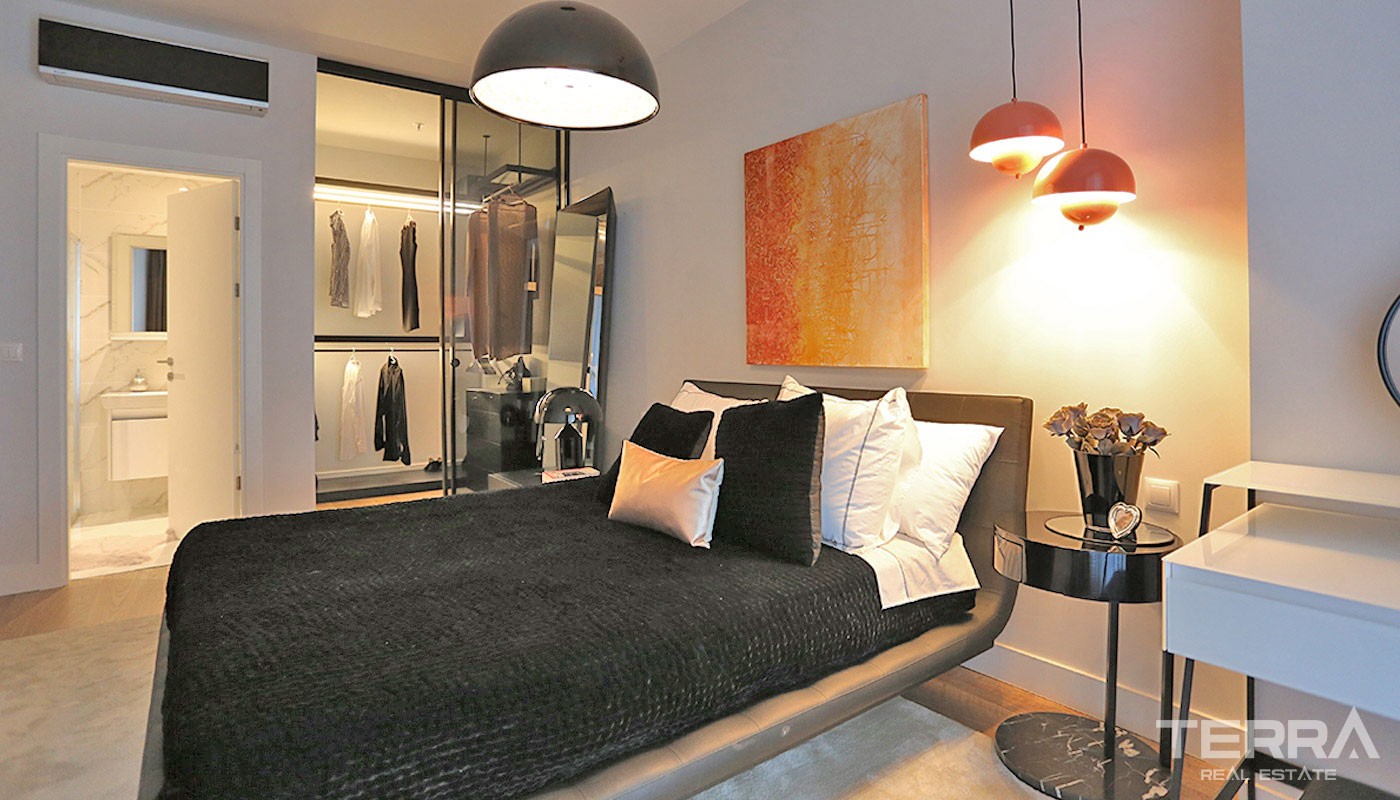 Well-designed Apartments Located in a Modern Complex in Bahçeşehir - 32487