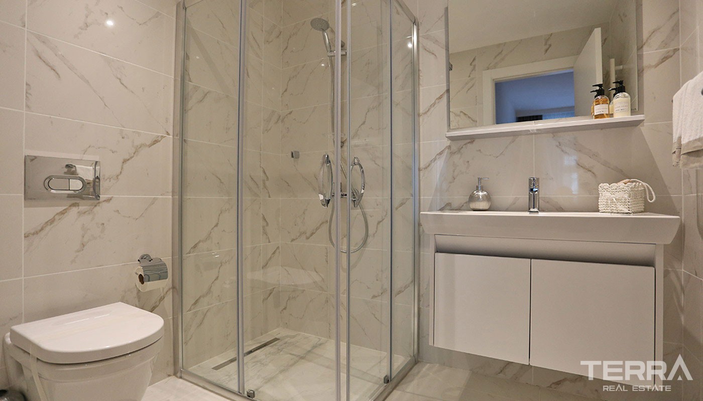 Well-designed Apartments Located in a Modern Complex in Bahçeşehir - 32496