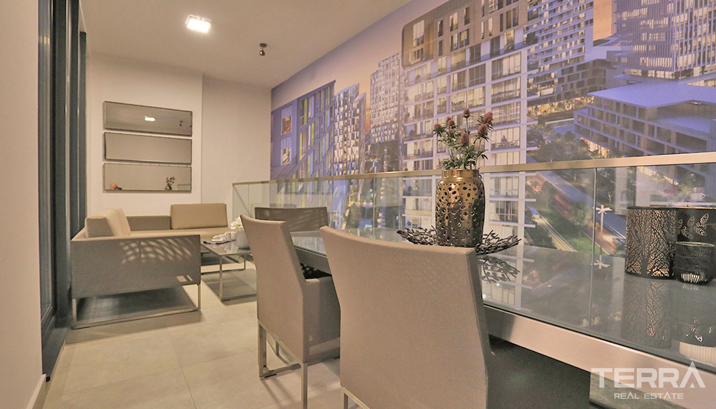 Well-designed Apartments Located in a Modern Complex in Bahçeşehir - 32499