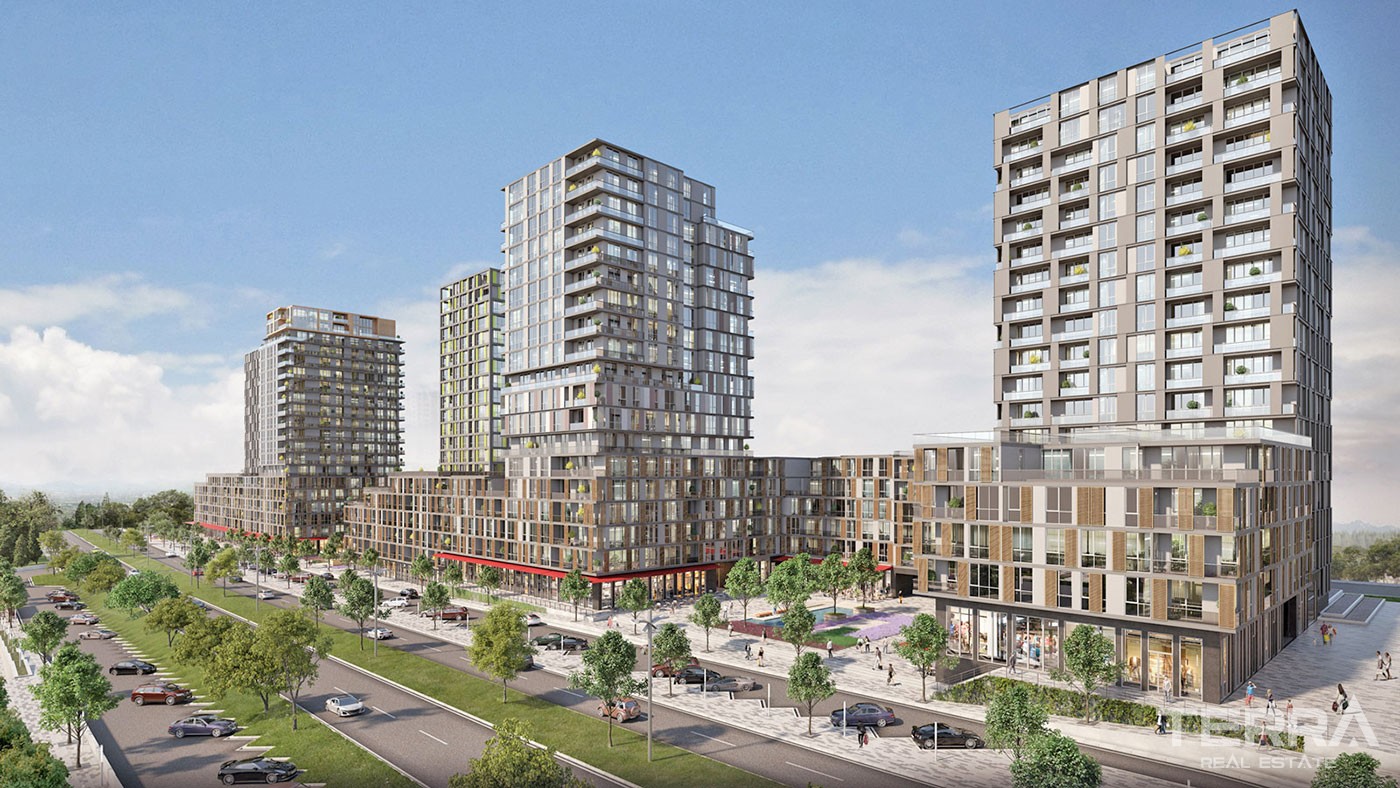 Well-designed Apartments Located in a Modern Complex in Bahçeşehir - 38873