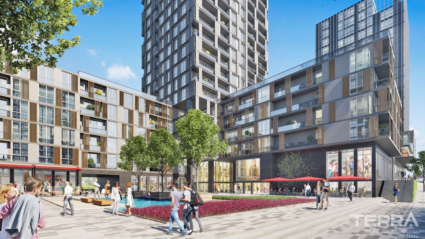 Well-designed Apartments Located in a Modern Complex in Bahçeşehir - 38874