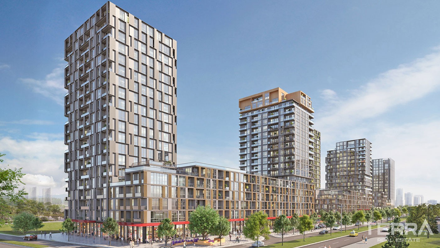 Well-designed Apartments Located in a Modern Complex in Bahçeşehir - 38877