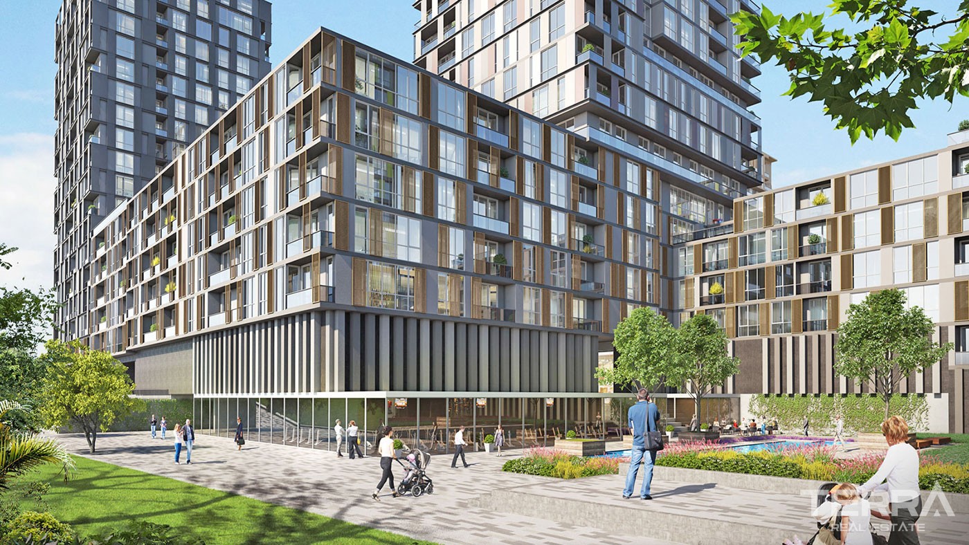 Well-designed Apartments Located in a Modern Complex in Bahçeşehir - 38878