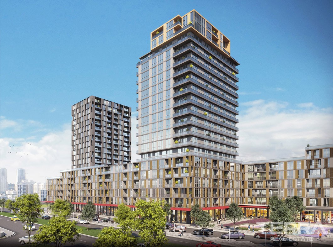 Well-designed Apartments Located in a Modern Complex in Bahçeşehir - 38880