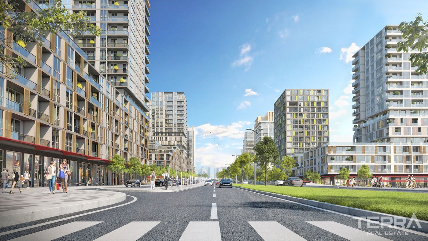 Well-designed Apartments Located in a Modern Complex in Bahçeşehir - 38882