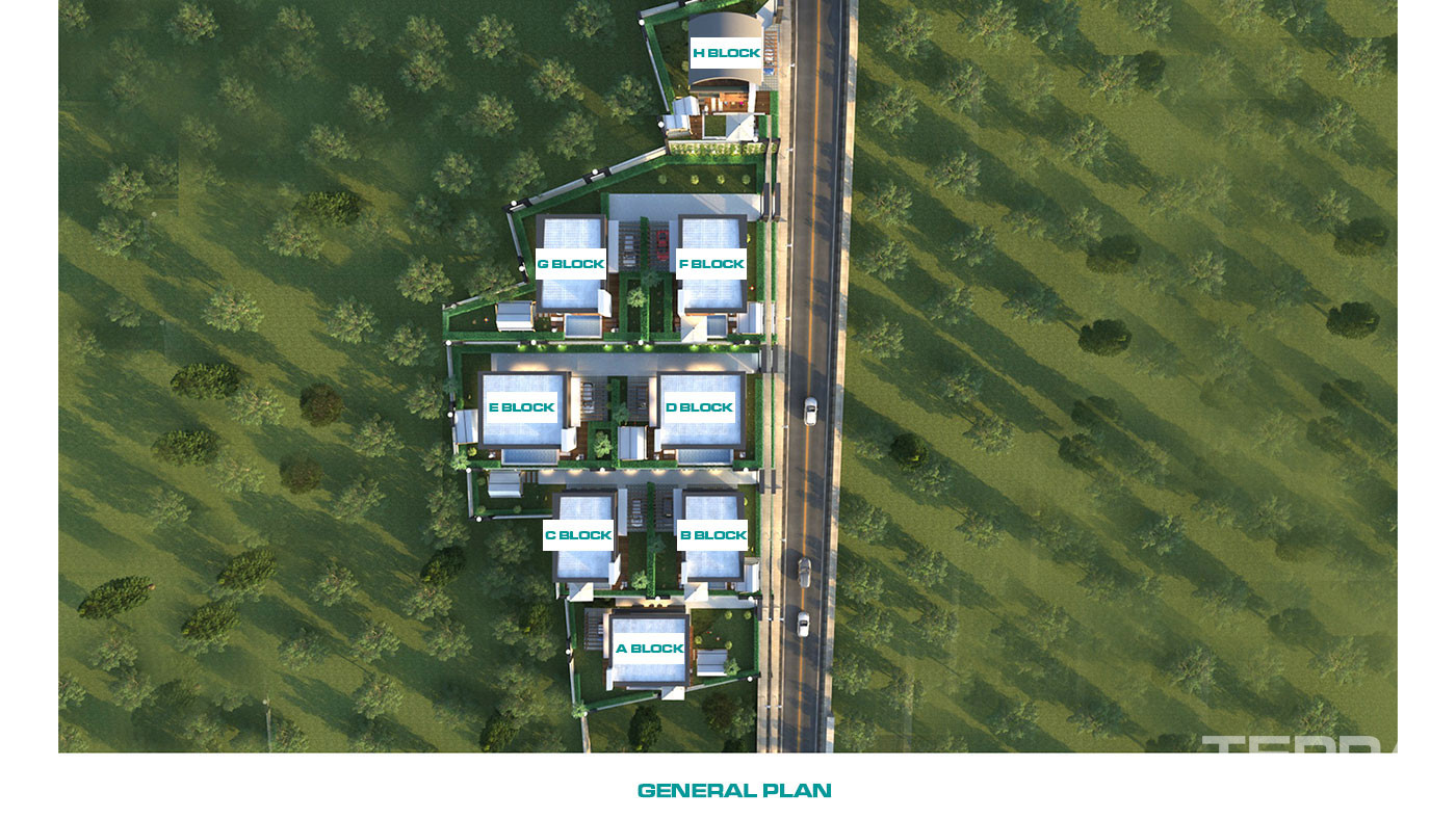 Maisons de Luxe Avec Piscine Privée à Vendre à Alanya Kargıcak - 62552