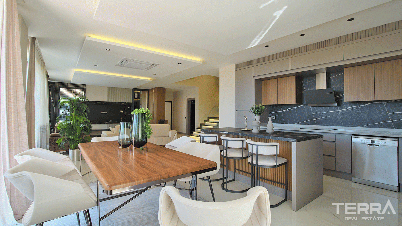 Maisons de Luxe Avec Piscine Privée à Vendre à Alanya Kargıcak - 98002