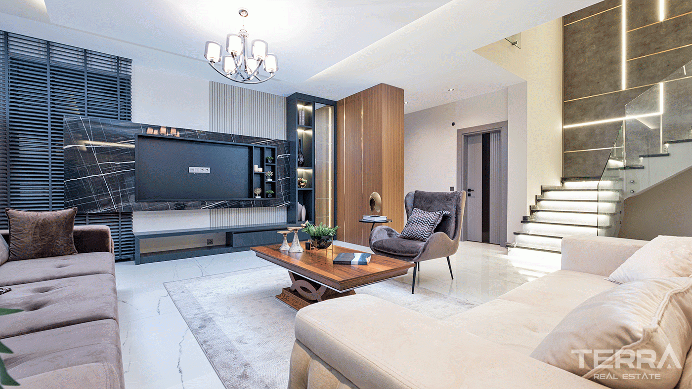 Maisons de Luxe Avec Piscine Privée à Vendre à Alanya Kargıcak - 98015
