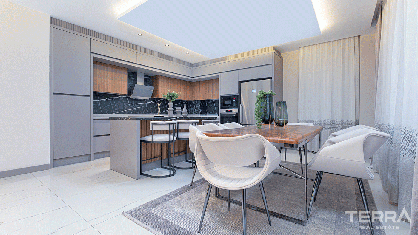 Maisons de Luxe Avec Piscine Privée à Vendre à Alanya Kargıcak - 98016