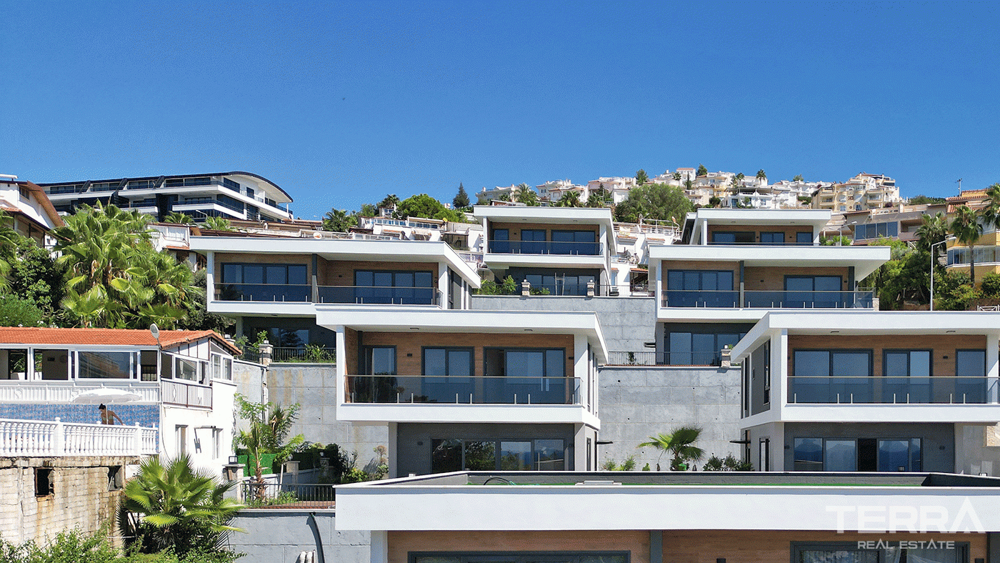 Maisons de Luxe Avec Piscine Privée à Vendre à Alanya Kargıcak - 98023