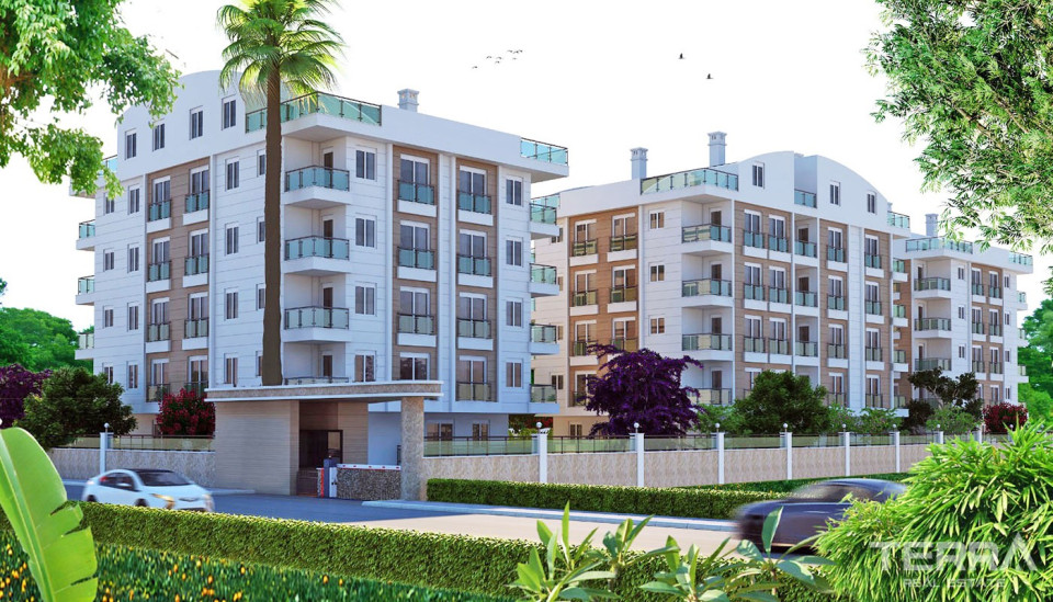 New Antalya Flats for Sale with Prime Location in Konyaaltı