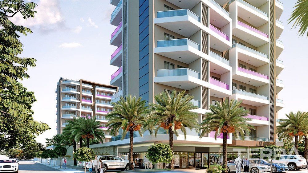 Lägenheter till salu i Avsallar centrum, Alanya, Turkiet - 34780