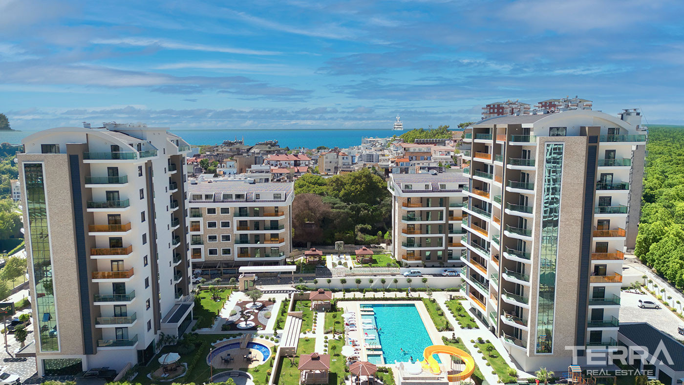 Lägenheter till salu i Avsallar centrum, Alanya, Turkiet - 91733