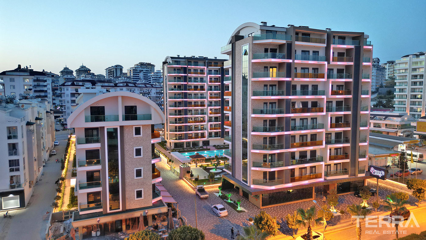 Lägenheter till salu i Avsallar centrum, Alanya, Turkiet - 91734