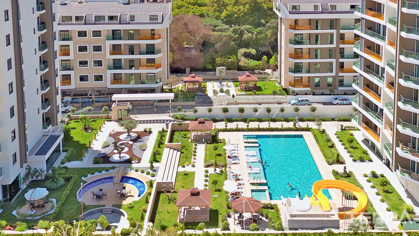 Lägenheter till salu i Avsallar centrum, Alanya, Turkiet - 91740