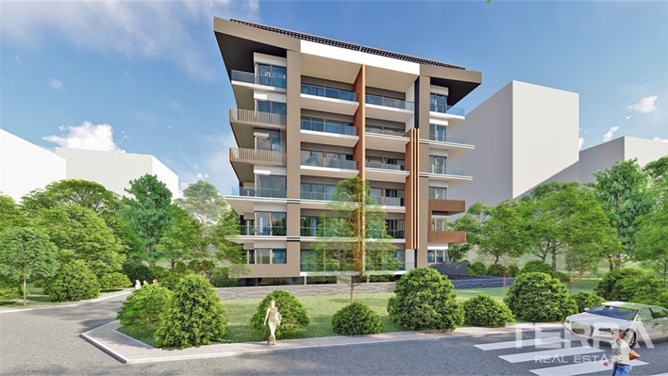 New Cozy Apartments in Alanya Only 350 m to Mahmutlar Beach