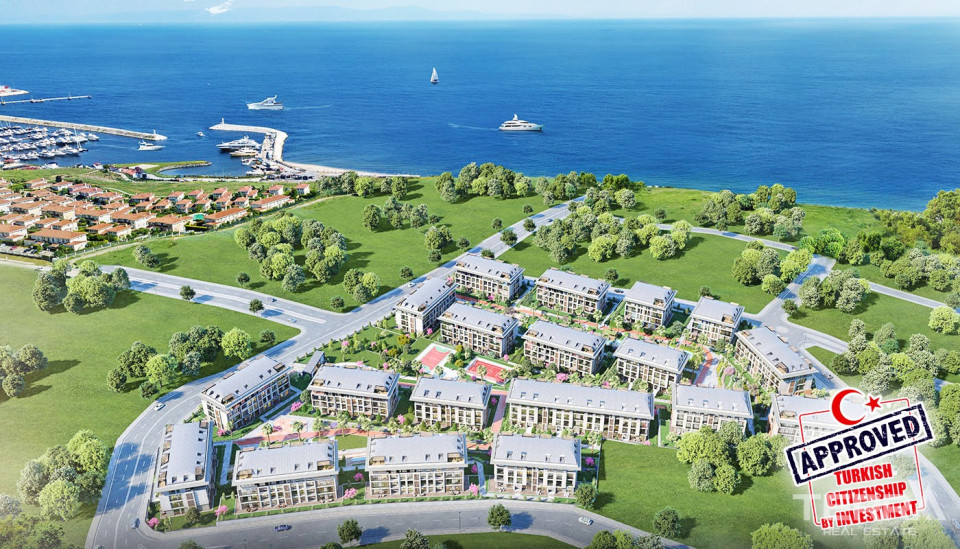 Quality Investment Apartments in Palm Marin in Beylikdüzü, Istanbul