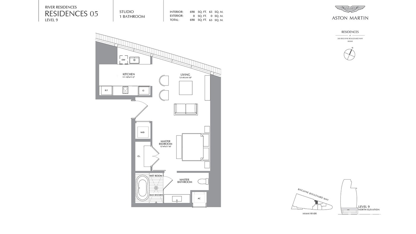 Exclusive Apartments with Panoramic Views of Biscayne Bay in Miami - 35664