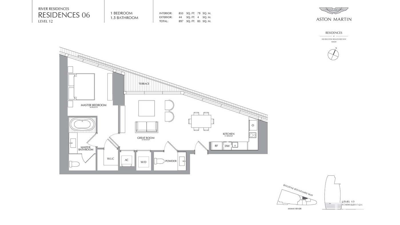 Exclusive Apartments with Panoramic Views of Biscayne Bay in Miami - 35665