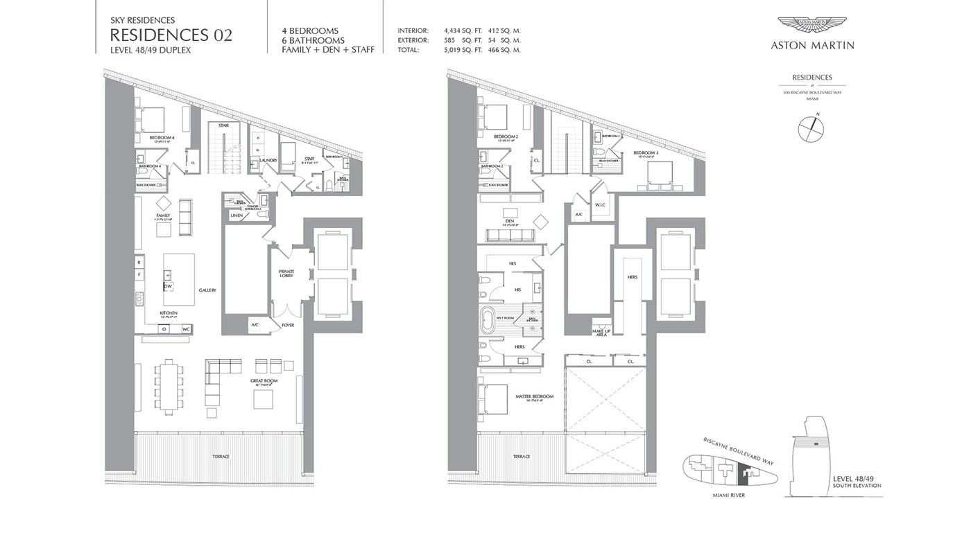 Exclusive Apartments with Panoramic Views of Biscayne Bay in Miami - 35669