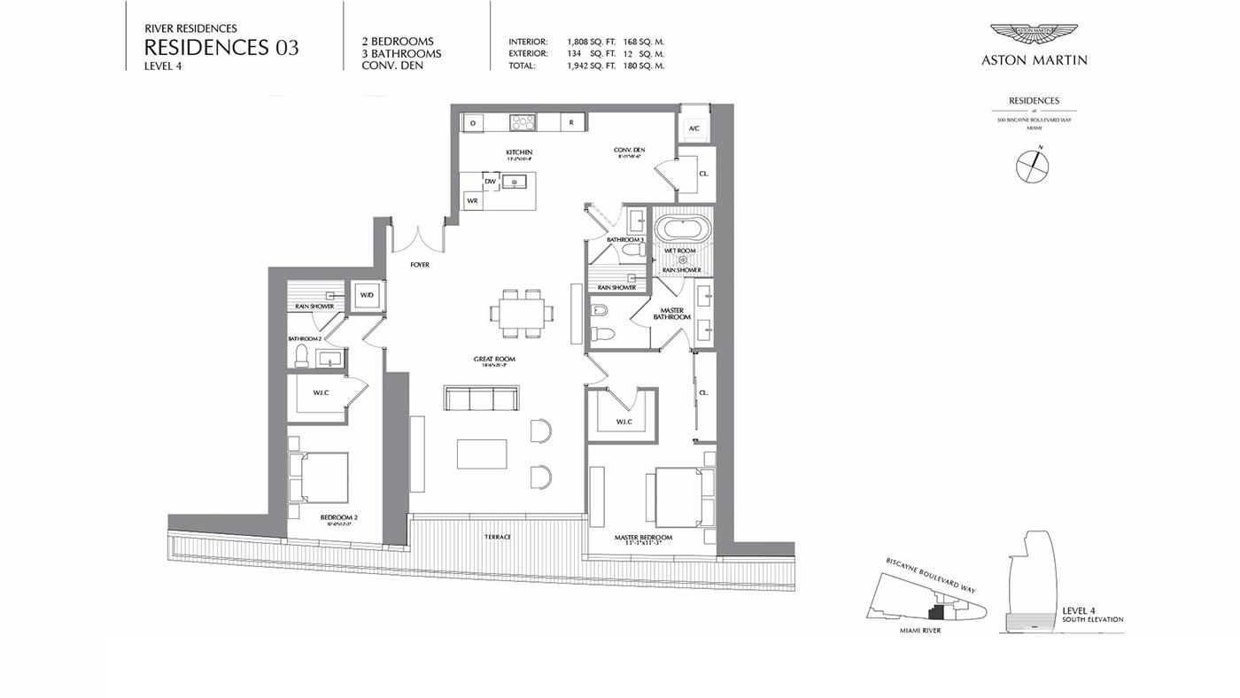 Exclusive Apartments with Panoramic Views of Biscayne Bay in Miami - 35676