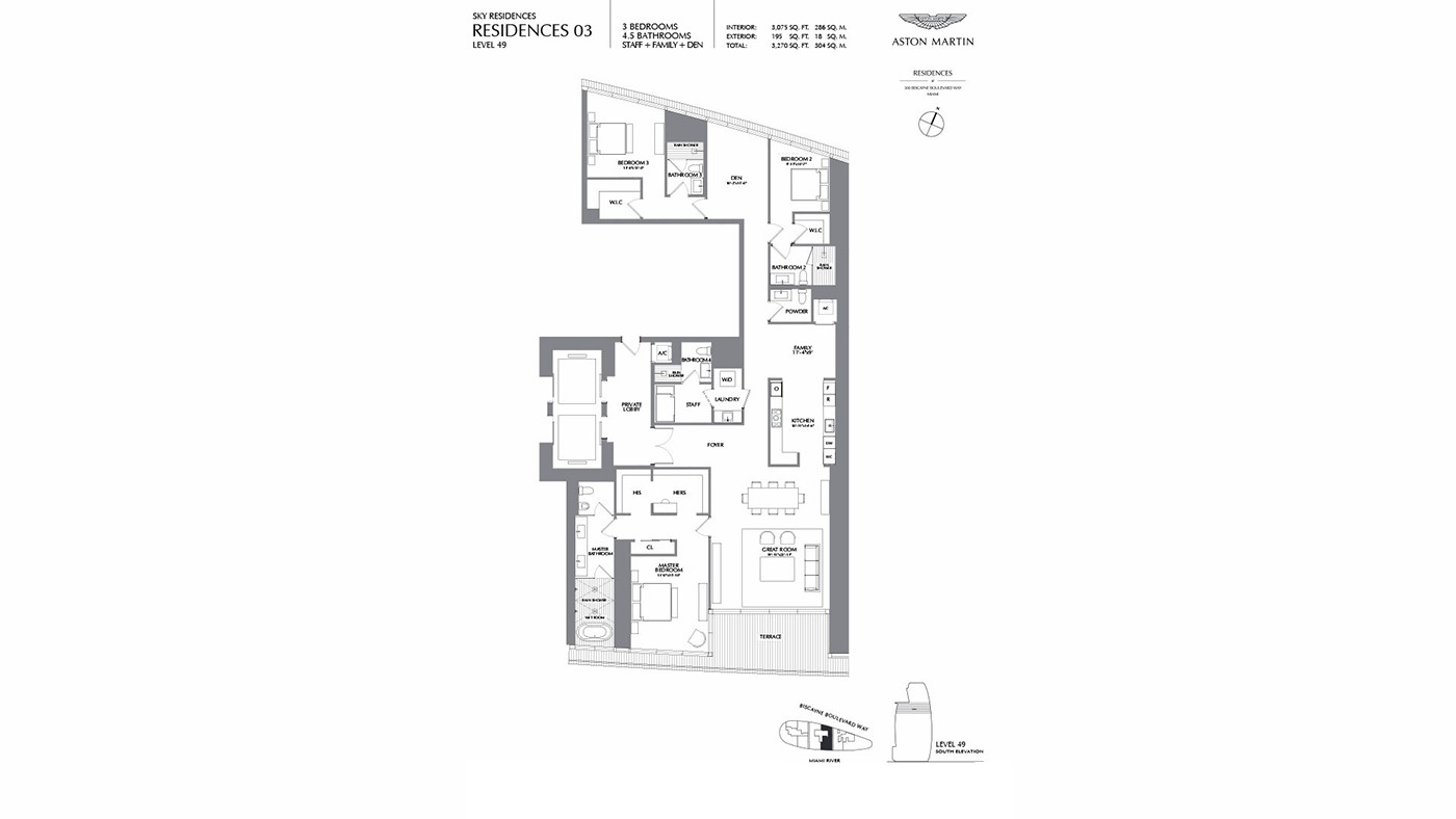 Exclusive Apartments with Panoramic Views of Biscayne Bay in Miami - 35678