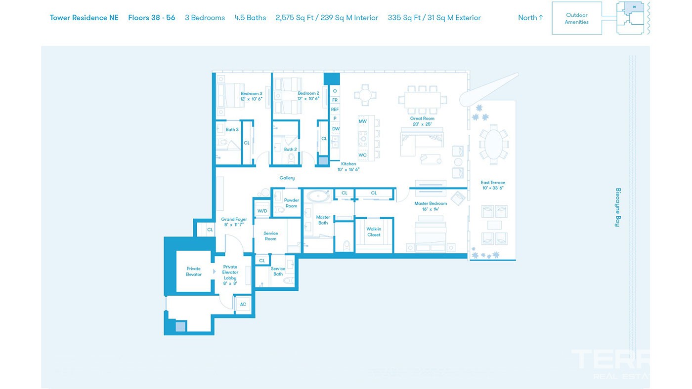 Stylish Apartments in Miami East Edgewater with Charming Sea Views - 36275