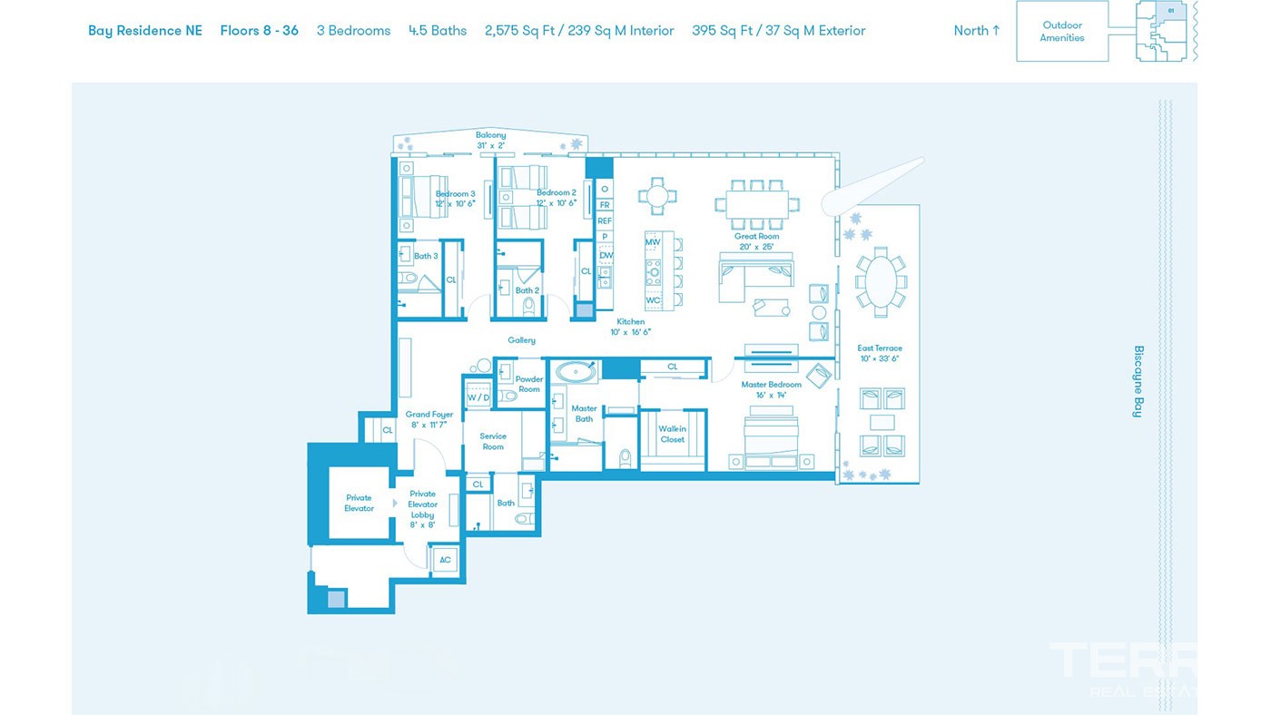 Stylish Apartments in Miami East Edgewater with Charming Sea Views - 36279