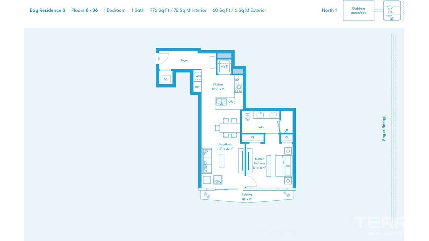 Stylish Apartments in Miami East Edgewater with Charming Sea Views - 36280