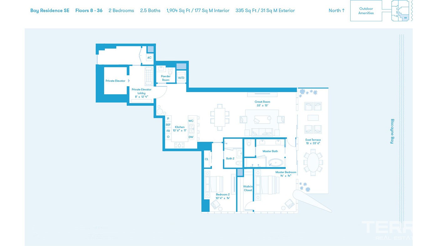 Stylish Apartments in Miami East Edgewater with Charming Sea Views - 36281