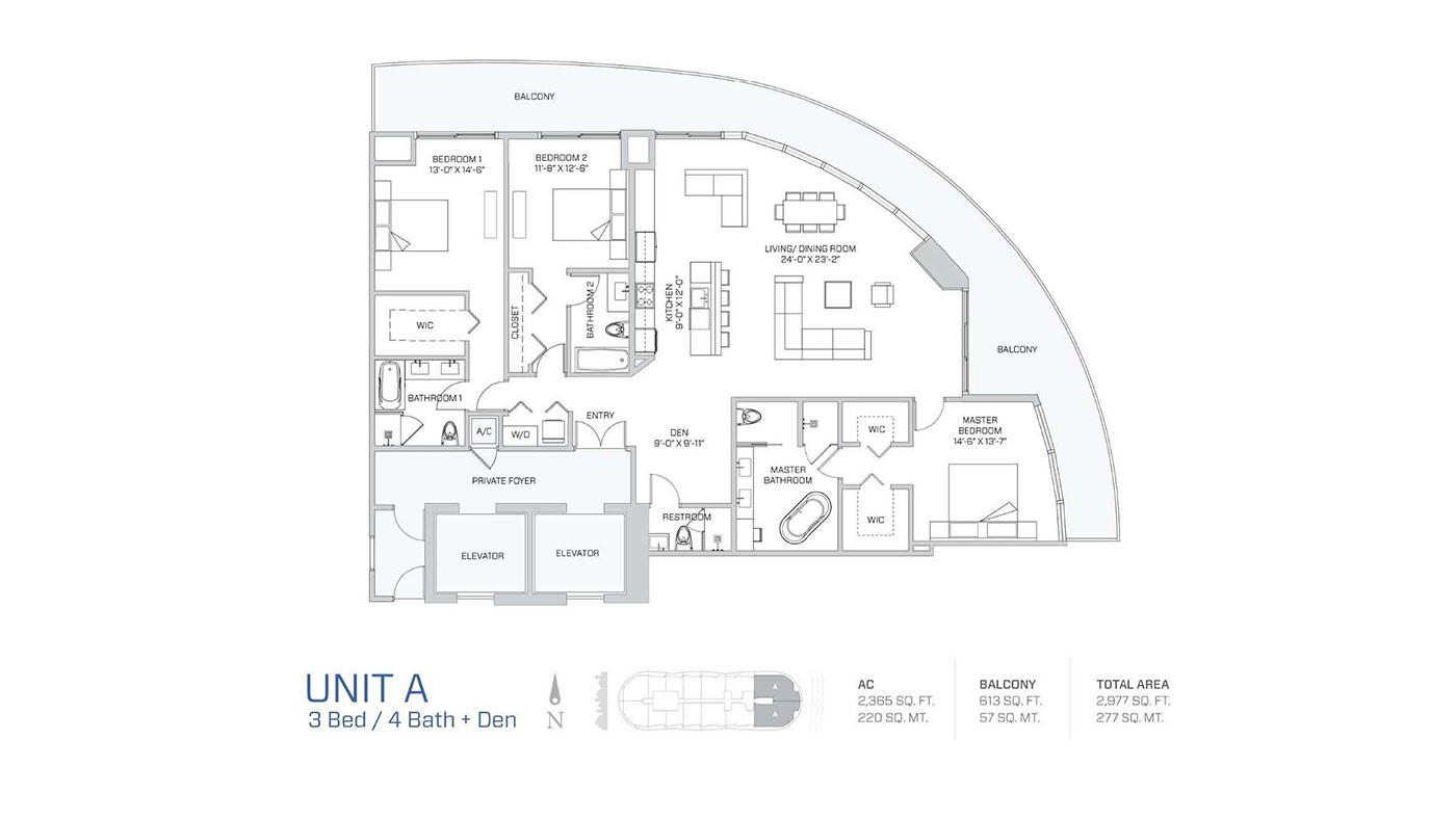 Seafront Miami Apartments Offer Luxury Living with Rich Facilities - 36196