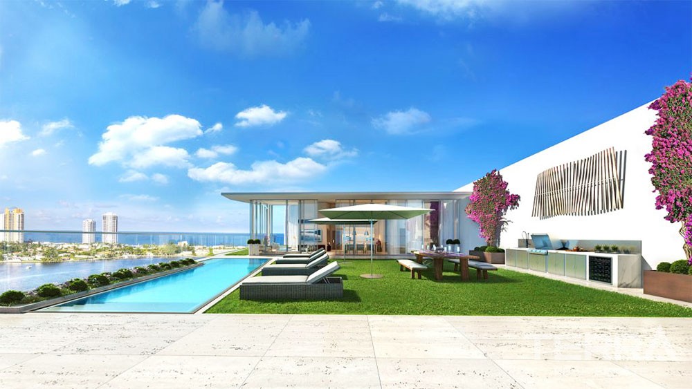 Panoramic Sea View Condos Located on an Island in Florida Aventura - 36319