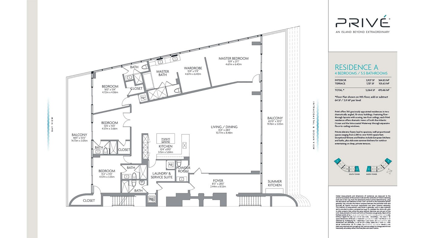 Panoramic Sea View Condos Located on an Island in Florida Aventura - 36378