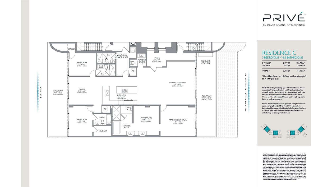 Panoramic Sea View Condos Located on an Island in Florida Aventura - 36386