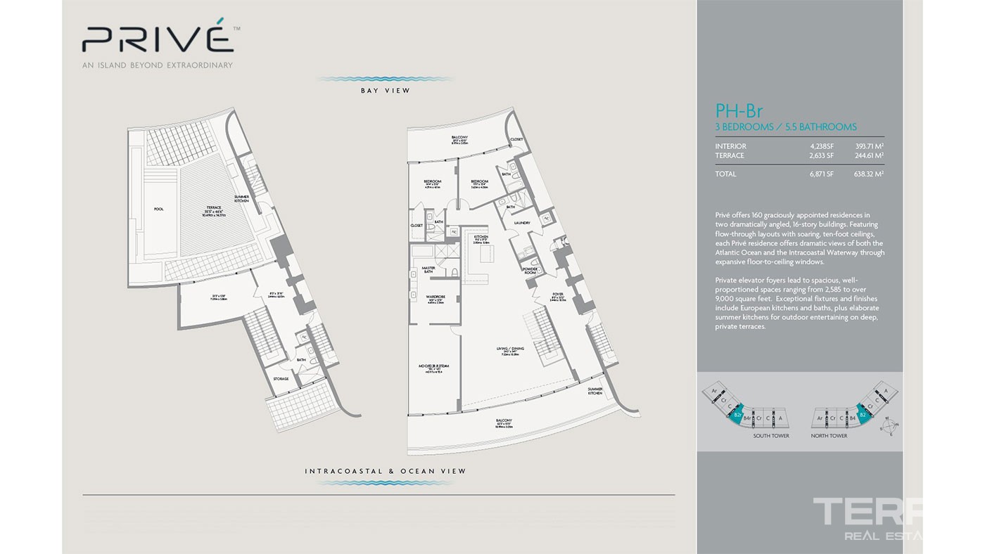 Panoramic Sea View Condos Located on an Island in Florida Aventura - 36404