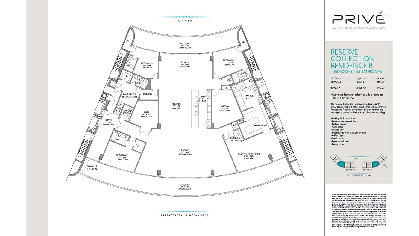 Panoramic Sea View Condos Located on an Island in Florida Aventura - 36409